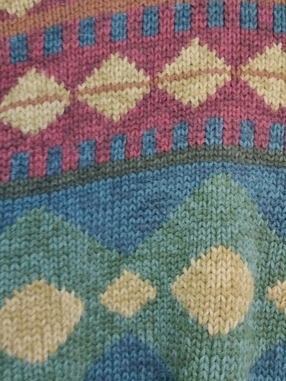 Vintage St Johns Bay Geometric Patterned Sweater - Picture 2 of 4